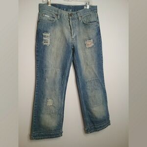 "Coffee" Brand Cropped Demim Jeans Size 33
